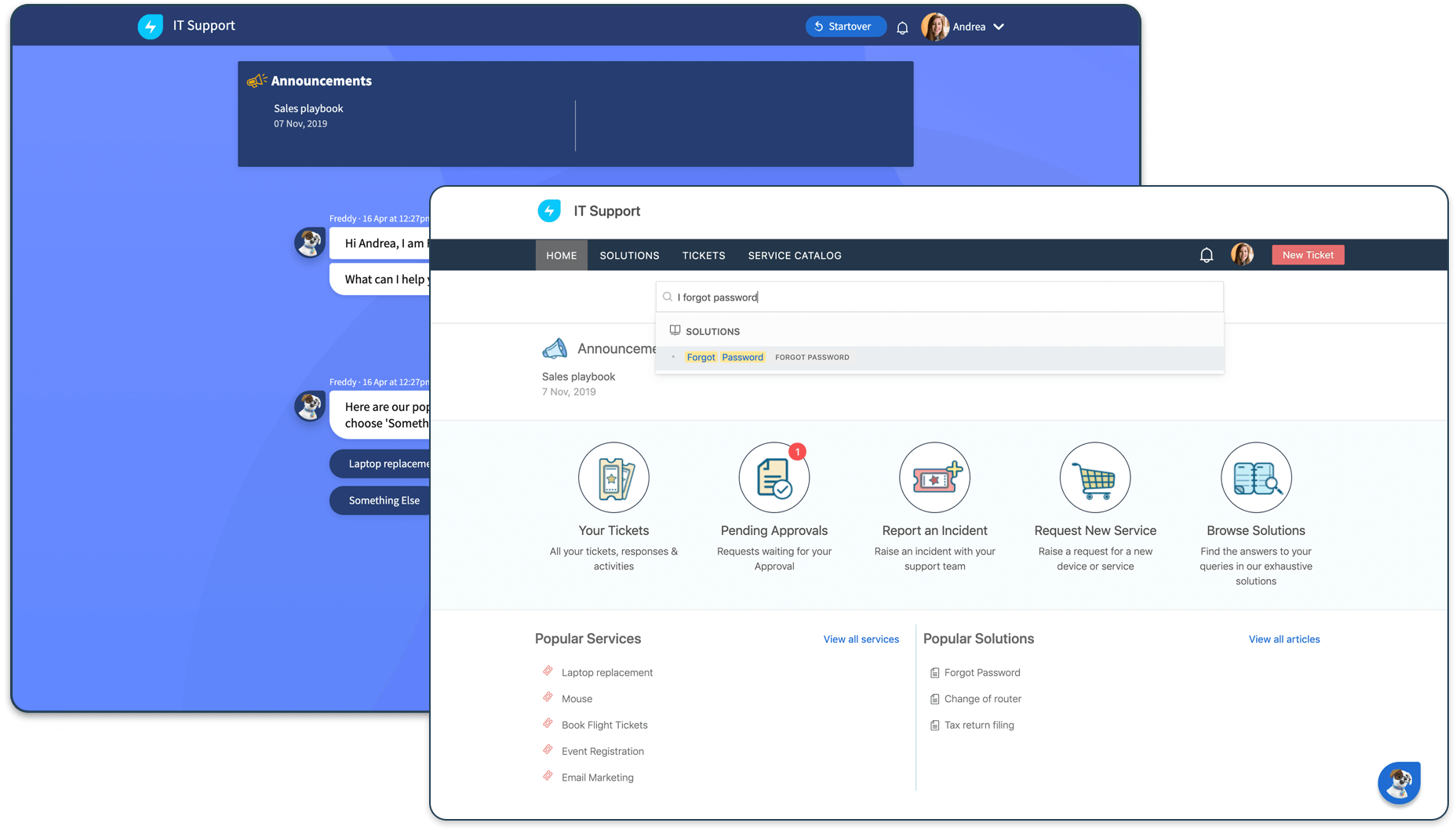 Portal de autoservicio - SelfService Portal