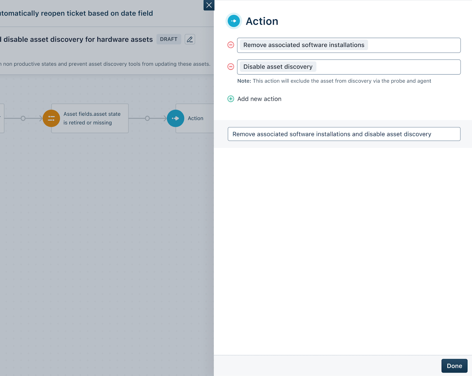 Freshservice Asset Workflow - Flujo de Activos